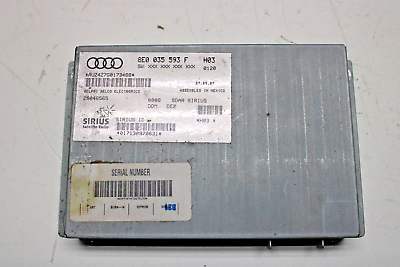 #ad GENUINE Satellite Radio Control Unit Module OEM Audi Volkswagen 8E0035593F $27.55