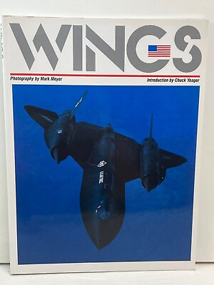 #ad Wings by Mark Meyer 1984 Hardcover US Military Aviation Photography $6.75