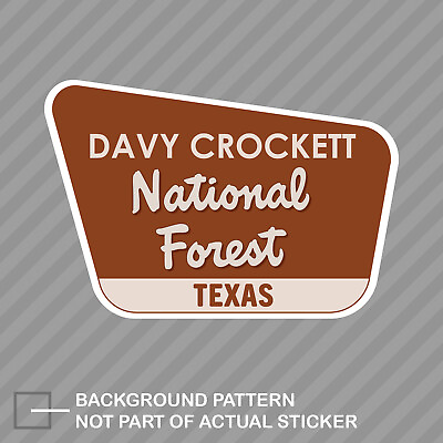 #ad Davy Crockett National Forest Texas tx Sticker texas tx explore hike hiking $34.99