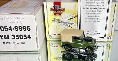 #ad Matchbox 1:43 1948 Land Rover 4X4 Series Brand New In Box Vintage COA MINT $16.00