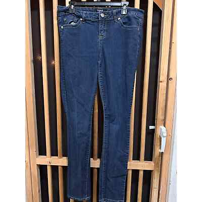 #ad Torrid Jeans Womens 14T Dark Blue Skinny Leg Stretch Low Rise Dark Wash $22.88