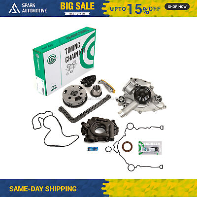 #ad Timing Chain Kit Gear Water High Pressure Oil Pump Fit 09 10 Dodge Chrysler 5.7 $334.99