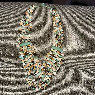 #ad Beautiful Glass Bead Fashion Necklace $18.00