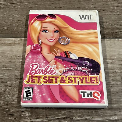 #ad Barbie: Jet Set amp; Style Nintendo Wii CIB $5.99