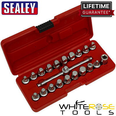 #ad Sealey Oil Drain Sump Plug Key Set 3 8quot; Drive Engine Gearbox Back Axle GBP 42.25
