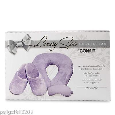 #ad ConAir Con Air Con Air Luxury Spa Collection Soothing Spa 3 Piece Set Purple $10.15