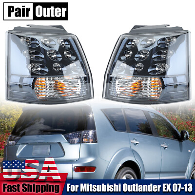 #ad 2x Outer Pair TailLight For Mitsubishi Outlander EX 2007 13 Rear Lamp LeftRight $112.15