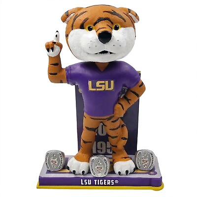 #ad Mike the Tiger LSU Tigers Mascot NCAA Football National Champions Bobblehead $45.00