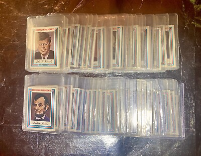 #ad 🇺🇸50x Vintage 1974 Panographics American Presidents Mixed Lot Of 50 Mini Cards $61.50