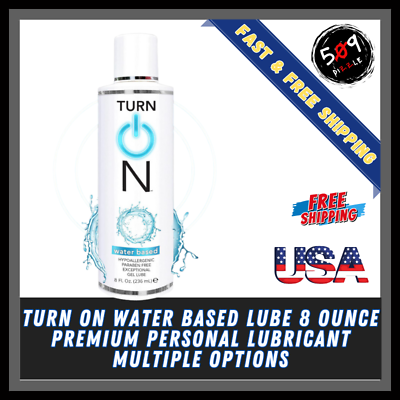 #ad Turn On Silicone Based Sex Lube. Premium Personal Lubricant For Men Women 8 oz $8.90