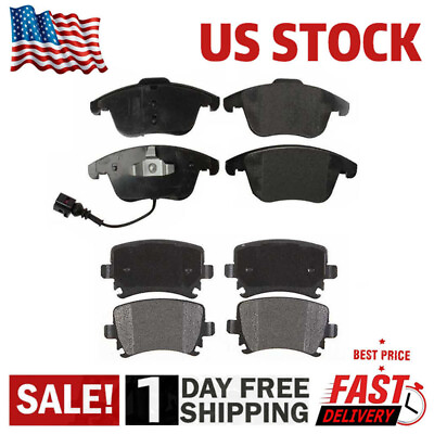 #ad Front and Rear Ceramic Brake Pads Kit for 2009 2010 2011 VW Tiguan 2.0L $35.10