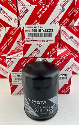 #ad 3 New For Toyota Lexus Oil Filter 90915 YZZD3 4Runner Tundra Tacoma Set of 3 $22.15