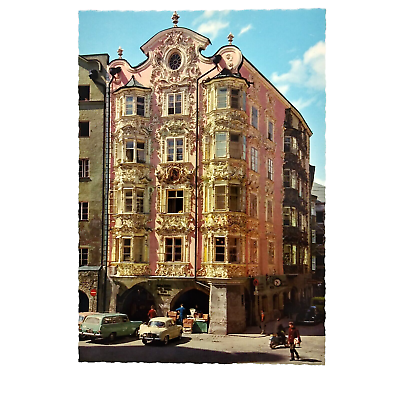 #ad Vintage Postcard Innsbruck Austria Helblinghaus Helbling House $5.06