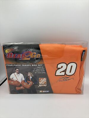 #ad Front Runners Gear 2 Go Tony Stewart Nascar Travel Duffel Bag Set Orange Kit $19.99