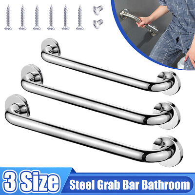 #ad 16quot; Bathroom Shower Grab Bar Handle Safety Hand Rail Support Bar Stainless Steel $6.65