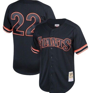 #ad Authentic Mitchell amp; Ness San Francisco Giants #22 Baseball Jersey New Mens $130 $59.99