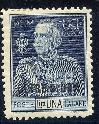 #ad Italy Oltre Giuba Mint Hinged High CV Uncertified $112.50
