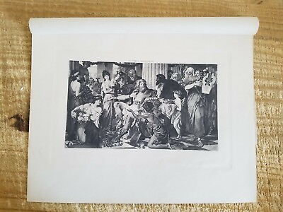 #ad ALARIC IN ATHENS BY THIERSCH.12quot; x 9.5quot; VTG ETCH PRINT*EP3 $9.44