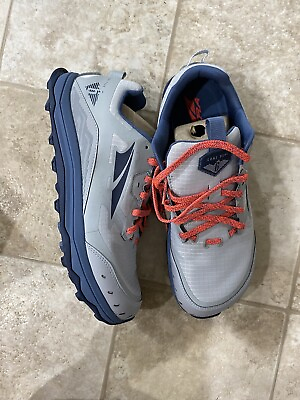 #ad Altar Men’s Lone Peak 6 Size 11.5 Gray Blue Running Trail Shoes $119.00