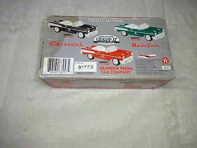#ad vintage gearbox collectible texaco 1957 chevy bel air limited edition $35.15