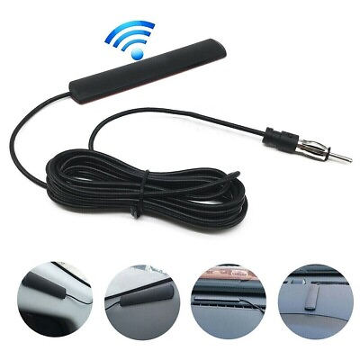 #ad Car Radio Stereo Hidden Antenna Stealth FM AM Fit Vehicle Truck Motorcycle Boat $3.49