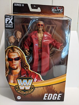 #ad WWE Elite Collection EDGE Figure Legends Series 14 Chase Variant Red Mattel WWF $28.00