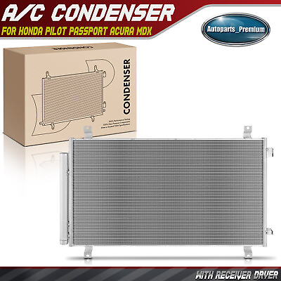 #ad AC Condenser A C Air Conditioning w Bracket amp; Drier for Acura MDX Honda Pilot $79.99