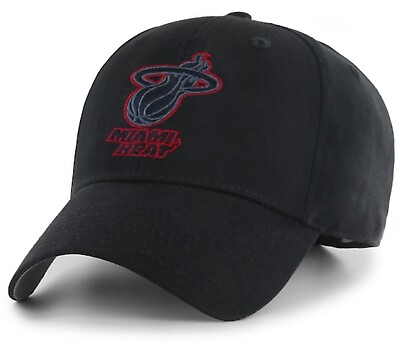 #ad MIAMI HEAT BLACK HAT MVP AUTHENTIC NBA BASKETBALL TEAM ADJUSTABLE NEW CAP $21.99