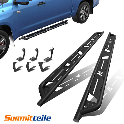 #ad #ad 2X Running Boards Side Step Nerf Bars For 2007 2021 Toyota Tundra Double Cab $160.79