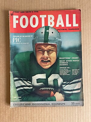 #ad 1948 Street And Smith’s Football Yearbook Magazine Pictorial $22.50