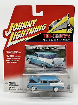#ad 56 Chevy Nomad Johnny Lightning Tri Chevy Series 1 64 Scale DieCast New $9.99