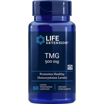 #ad Life Extension Tmg 500 mg 60 Liq Vegcap $9.75