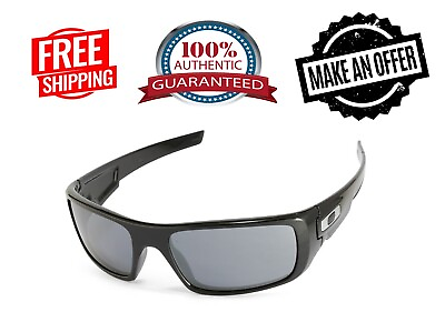 #ad #ad Oakley Crankshaft OO9239 01 Black Frame Black Iridium Sunglasses 100 AUTHENTIC $64.95