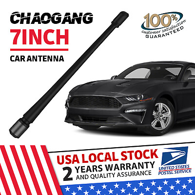 #ad #ad SHORT 7quot; BLACK BILLET ALUMINUM ANTENNA MAST FITS: 2015 2020 Ford Mustang NEW US $12.59