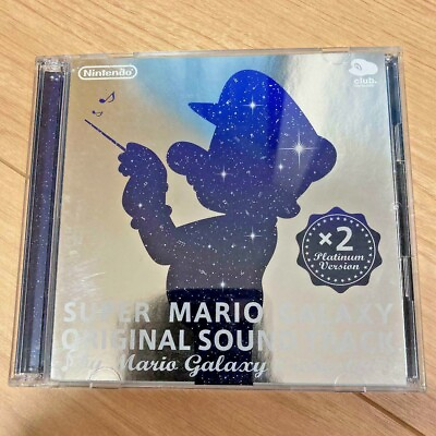 #ad Super Mario Galaxy Original Club Nintendo Platinum Sound Track CD Japan $63.09