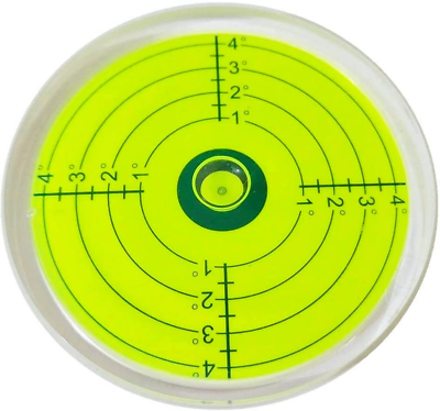 #ad 80X12Mm Large Bubble Spirit Level Degree Marked Surface round Levels Circular Le $9.99