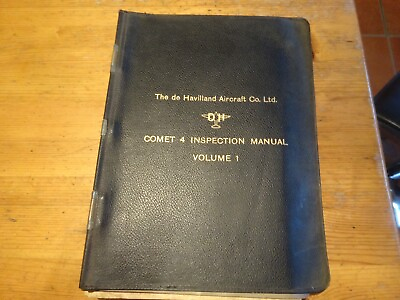 #ad De Havilland Aircraft Co. Comet 4 Inspection Manual Volume 1 1957 59 GBP 75.00