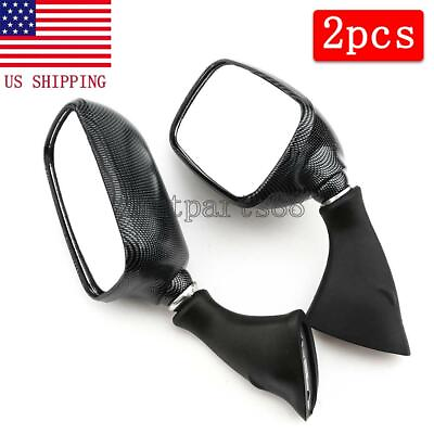 #ad Carbon Racing Side Rearview Mirrors For Suzuki Hayabusa GSX1300R 1999 2012 US $32.64