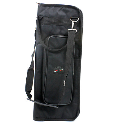 #ad Portable Black Percussion Parts Drum Sticks Bag Soft Case With Shoulder Strap $14.24