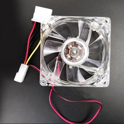 80mm for Fan RGB Silent for Fans 12V 4Pin RGB Double Aperture PC Chass $7.69