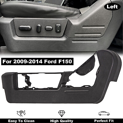 #ad Seat Cover Trim Panel Bezel For 2009 2014 Ford F150 F 150 Black Left Driver Side $24.90