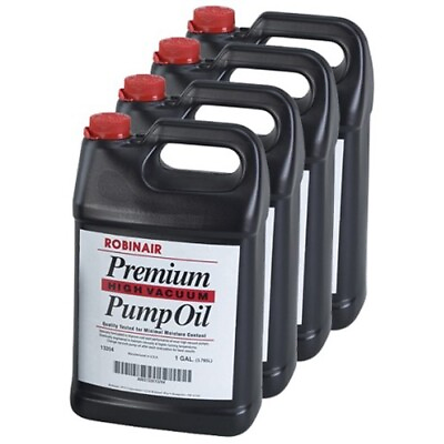 #ad RobinAir 13204 Premium High Vacuum Pump Oil Gallon Bottle Case of 4 $155.58