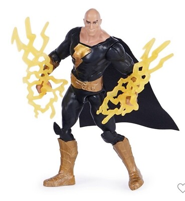 #ad SPIN MASTER 1ST EDITION BLACK ADAM 4 INCH ACTION FIGURE NEW $8.99