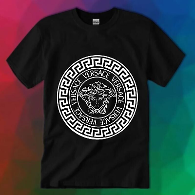 #ad LIMITED Versace Logo Unisex T shirt Size S 5XL PRINTED FANMADE Multi Color $6.99