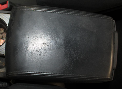 #ad 2011 2014 DODGE CHALLENGER Front Console Lid AT Black Leather ARMREST ONLY $82.62
