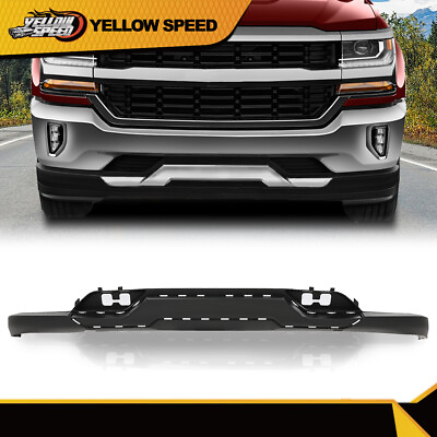 #ad Front Bumper Valance Fit For 2016 2019 Chevrolet Silverado 1500 w Tow Hook Hole $147.99