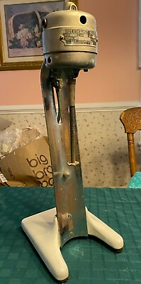 #ad Super Rare 235 Volt Antique 1923 Gilchrist No 22 Soda Fountain Milkshake Mixer $99.00