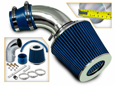 #ad For 01 03 Hyundai Elantra 2.0L L4 SHORT RAM AIR INTAKE Kit BLUE Filter $44.98