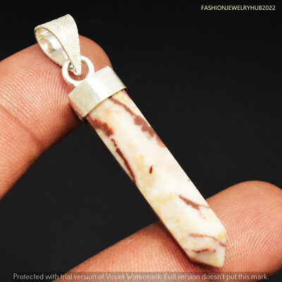 #ad Lace Agate Gemstone Ethnic Handmade Beauty Pendant Jewelry 2quot; FPS 2370 $3.39