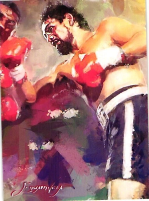 #ad Roberto Duran 2023 Authentic Artist Signed Limited Edition Card 48 of 50 $19.95